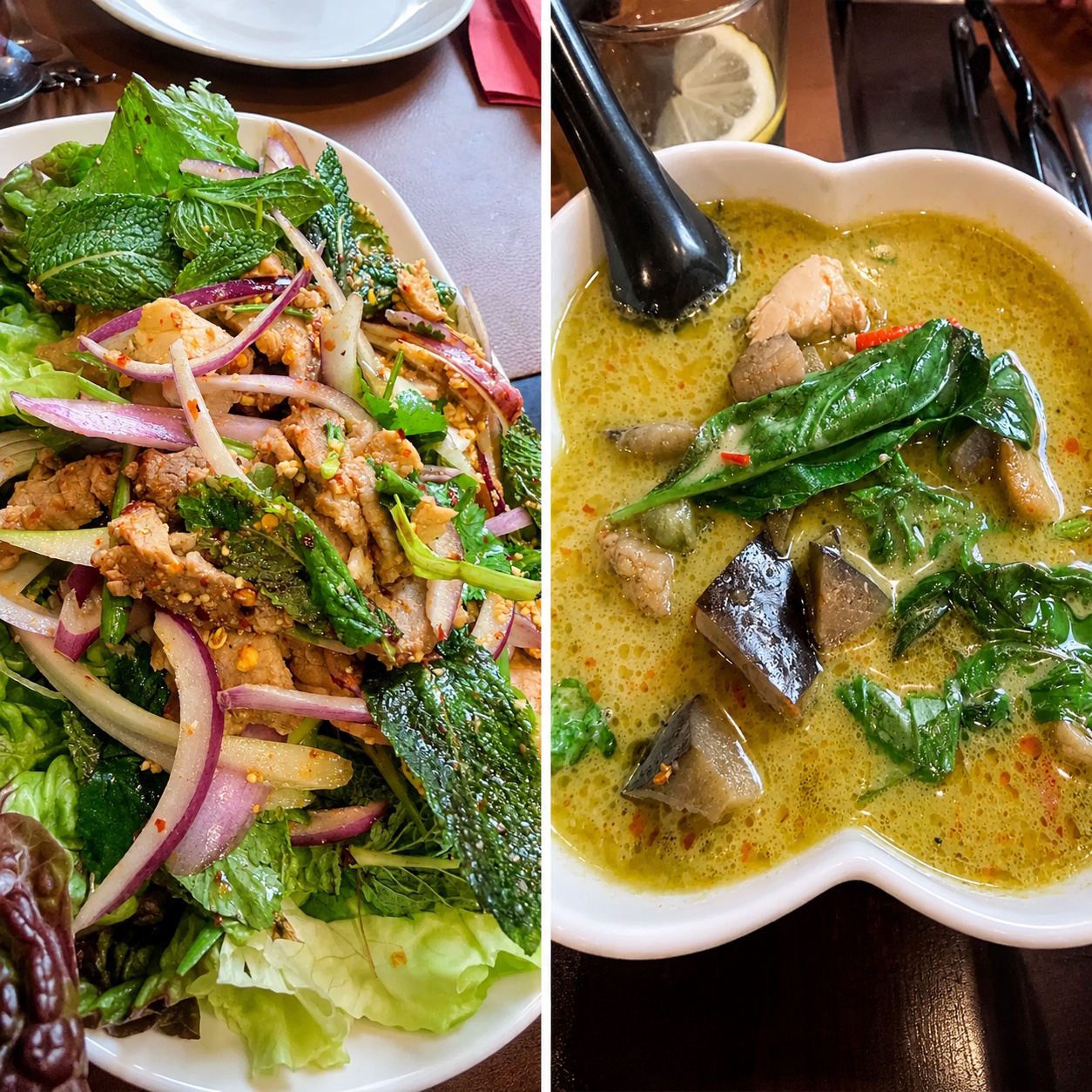 FOTO DESTACADA - ENSALADA Y CURRY - somkiat