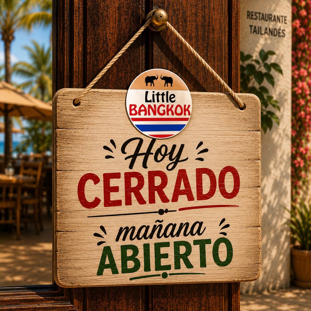Hoy Cerrado - Mañana Abierto