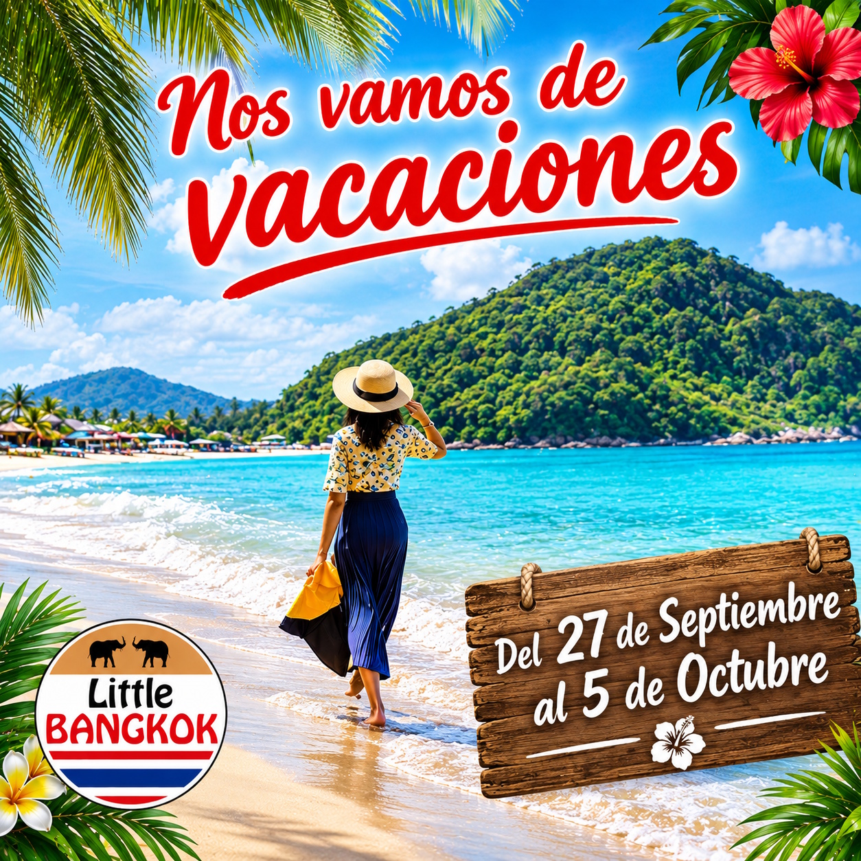 Nos vamos de vacaciones Otoño 2026